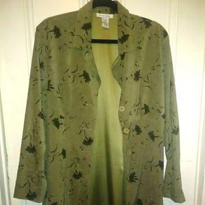 Oversized patterned blazer